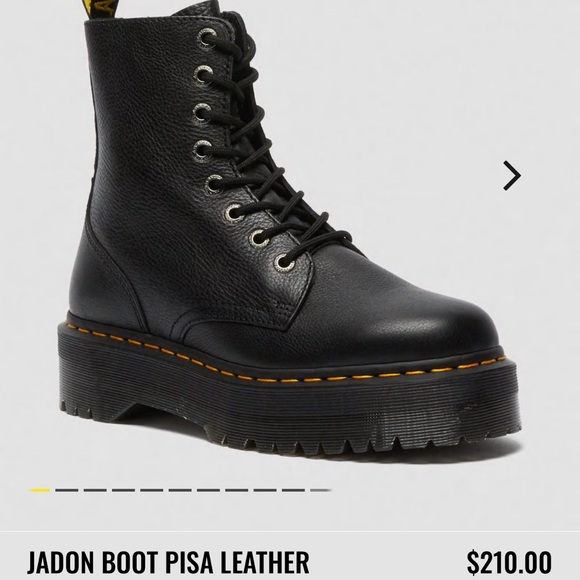 Dr. Martens vegan leather platform shoes - Picture 1 of 4